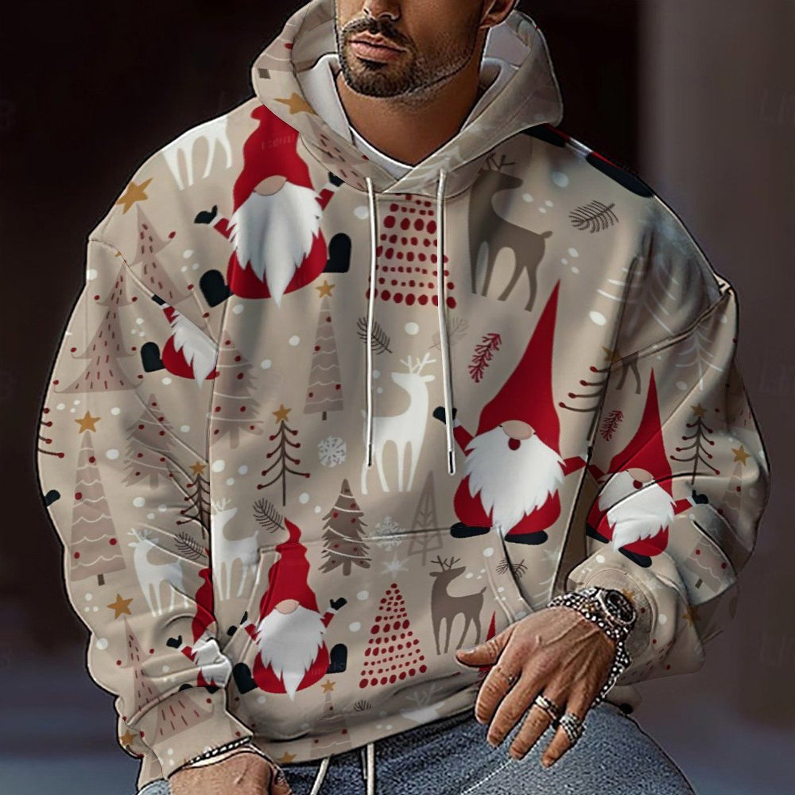 Christmas Sublimation Latest design Red Custom Tapster  Tracksuit Christmas custom Printed Sweaters