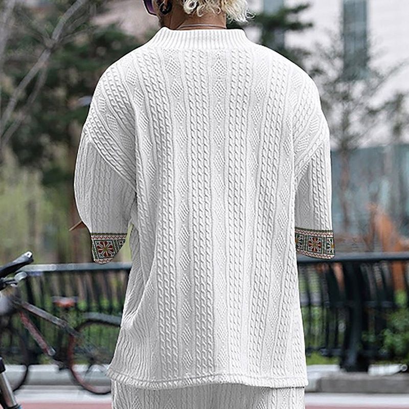 Hot-selling men's summer casual V-neck two-piece custom printed V-neck short-sleeved T-shirt shirt shorts men T-Shirts