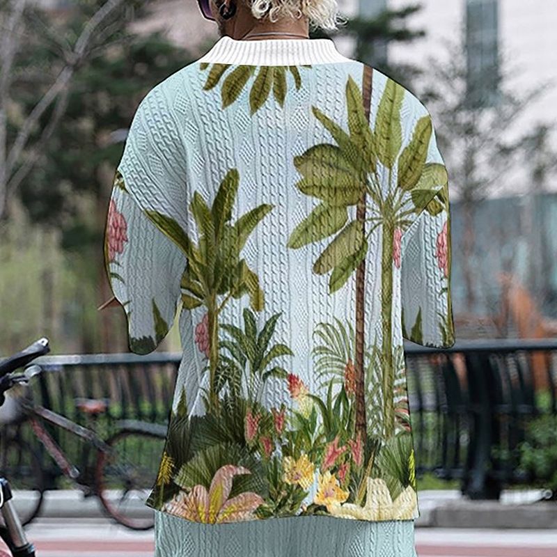 Summer Sale Hawaii Floral Shirt Tropical Shirts Short Sleeve Cotton Nutton Down Beach Shirts for Men T-Shirts