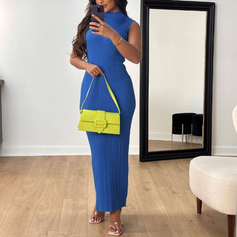 women's summer Elegant long dress with intellectual beautysexy knitted maxi dressClothes  Women's Clothing  Dresses