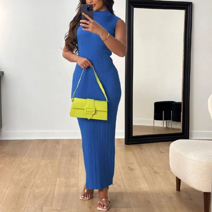 women's summer Elegant long dress with intellectual beautysexy knitted maxi dressClothes  Women's Clothing  Dresses
