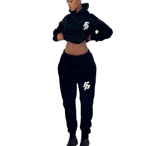 High Quality Custom XS Size Winter Polar Fleece Hoodie Street Wear Fashion with Zipper Design Embroidered Print Custom ColorTwo-Piece Outfits