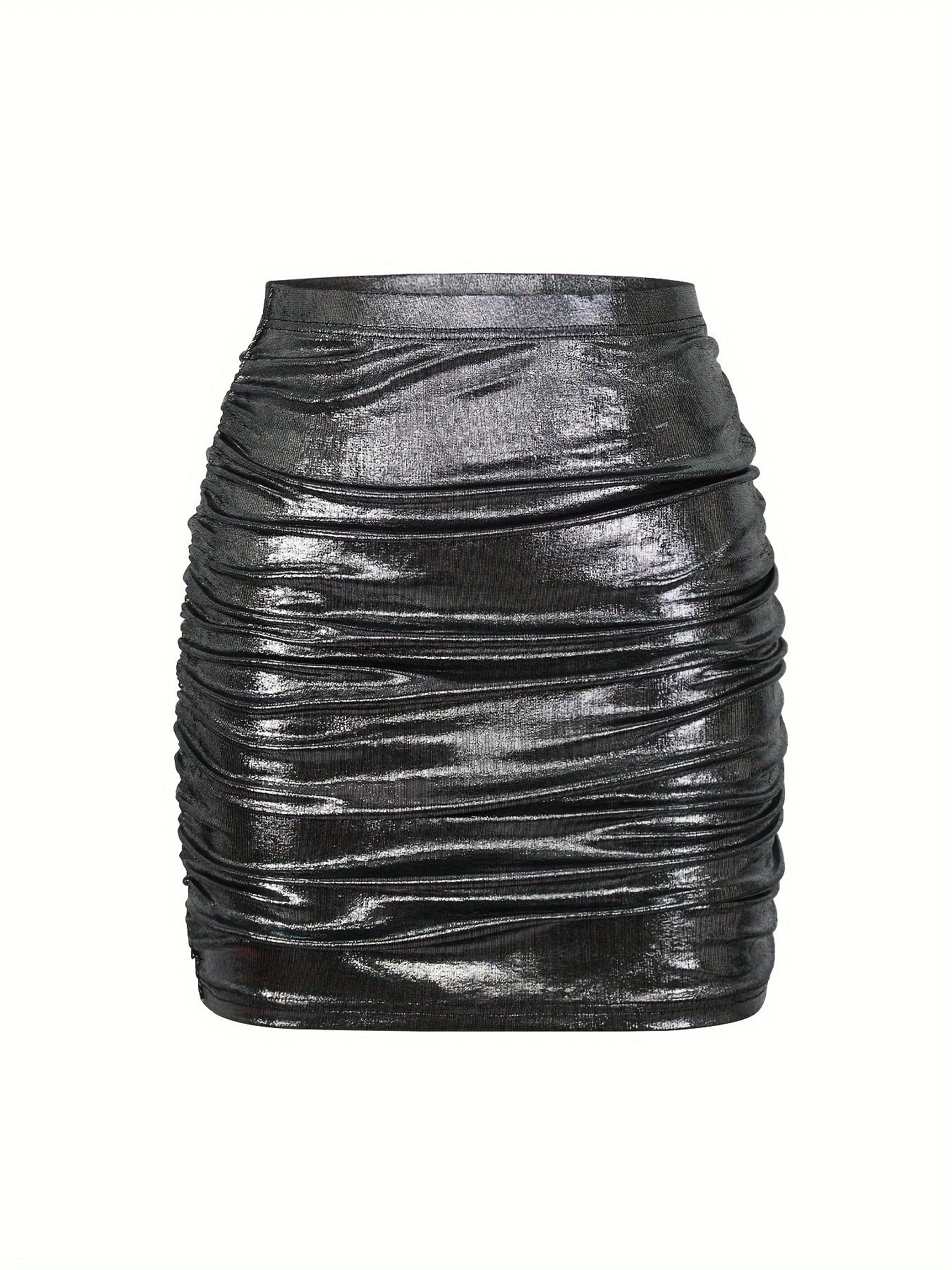 Summer New Arrivals Two Piece Solid Color Skirt Set O Neck Short Sleeve T Shirt Low Waist Sexy Mini Skirt Skirts