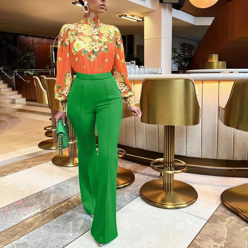 Women'S Sexy High Waisted Elastic Stretchy Slim Fit Bootcut Casual Formal Pants Long Trousers Pants