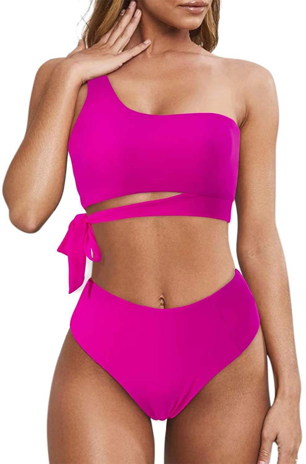 Dynamics women sexy two piece bikini swimwear beachwear bathing suit bikini set  Swimwear Cover Ups