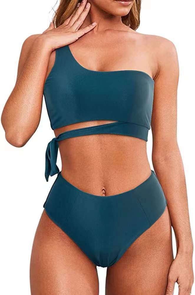 Dynamics women sexy two piece bikini swimwear beachwear bathing suit bikini set  Swimwear Cover Ups