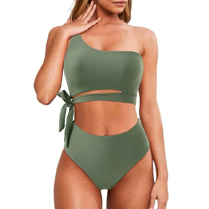 Dynamics women sexy two piece bikini swimwear beachwear bathing suit bikini set  Swimwear Cover Ups