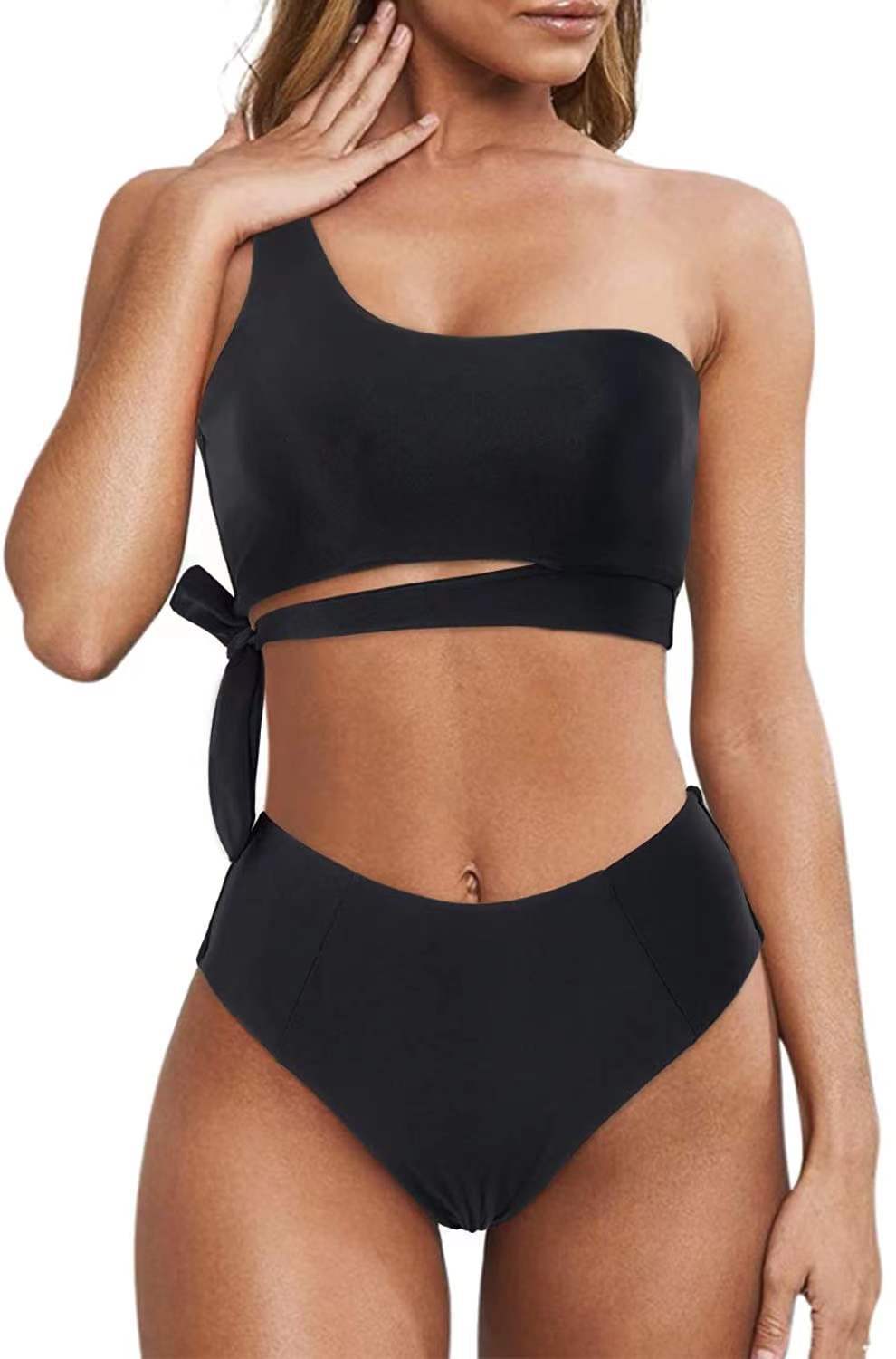 Dynamics women sexy two piece bikini swimwear beachwear bathing suit bikini set  Swimwear Cover Ups