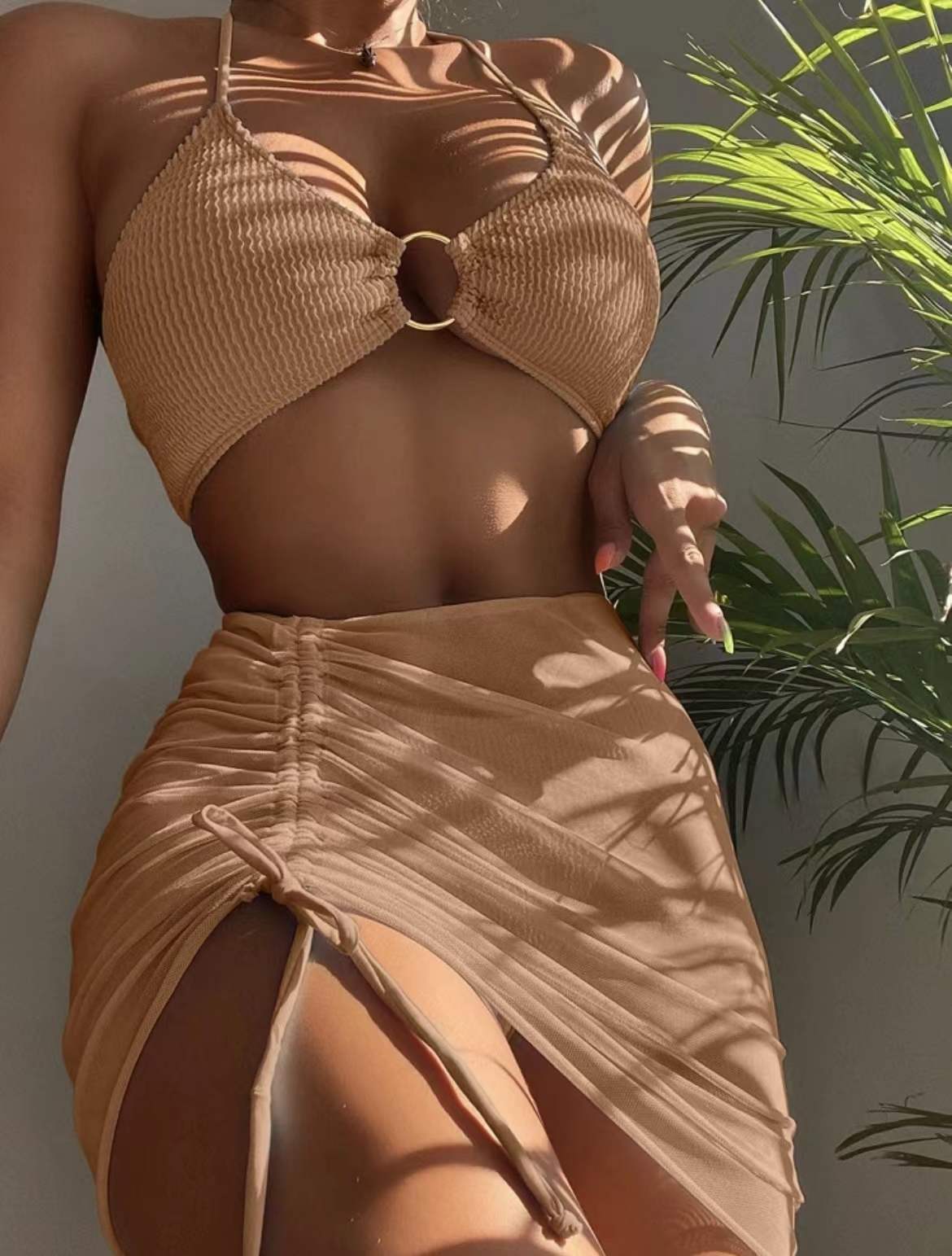 wholesale bathe suits high waist two piece swimsuit sexy fasion 2 piece swimsuits for women  Swimwear  Cover Ups