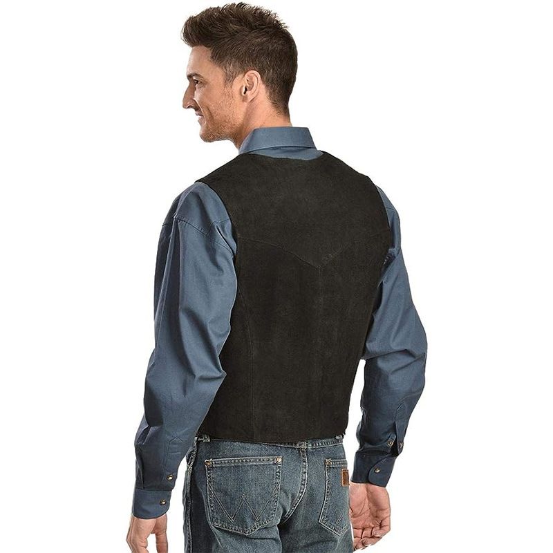 Men's Leather Motorcycle Vest Tactical Waistcoat Sleeveless Jackets for Bikers Winter Accessories for Boys Jackets & Coats