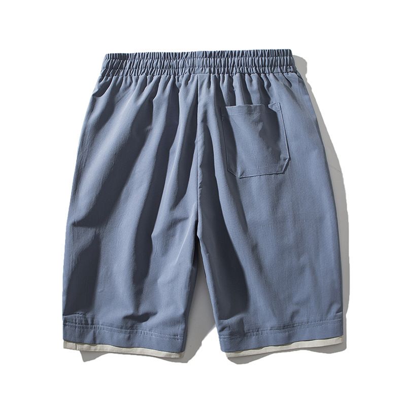 Casual Gym Shorts Men Streetwear Knitted Plain Sport Gym Short Shorts For Men With Oem Service Gym Fitness Summer Wear Cotton Casual