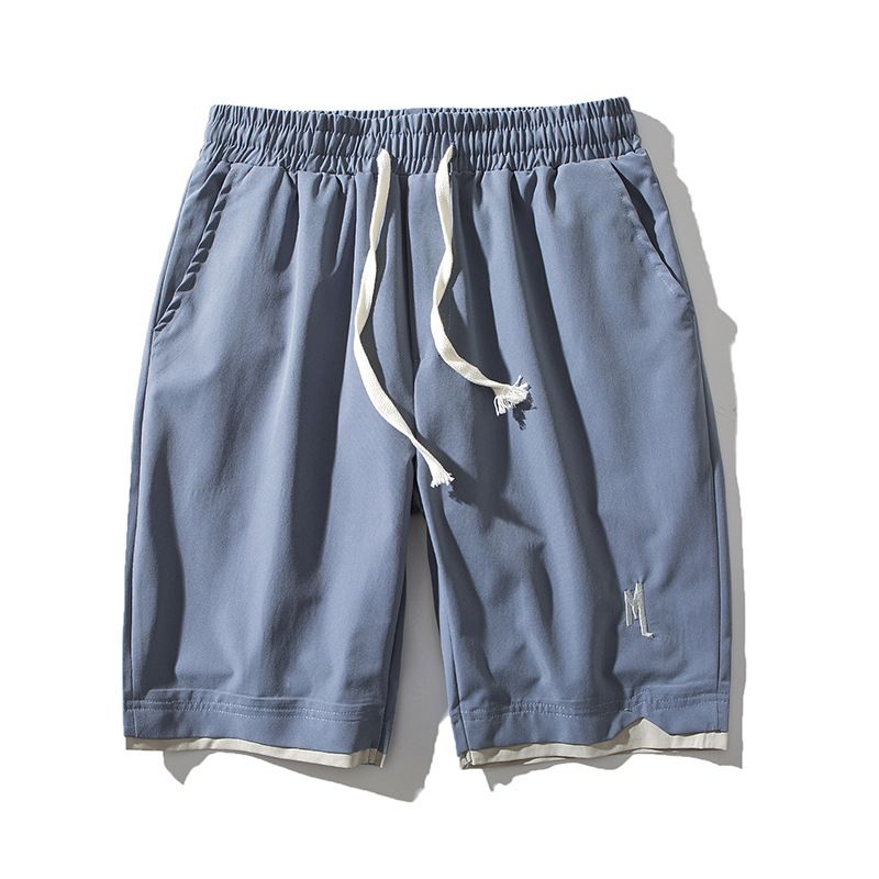Casual Gym Shorts Men Streetwear Knitted Plain Sport Gym Short Shorts For Men With Oem Service Gym Fitness Summer Wear Cotton Casual