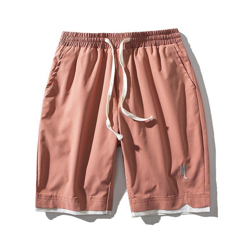 Casual Gym Shorts Men Streetwear Knitted Plain Sport Gym Short Shorts For Men With Oem Service Gym Fitness Summer Wear Cotton Casual