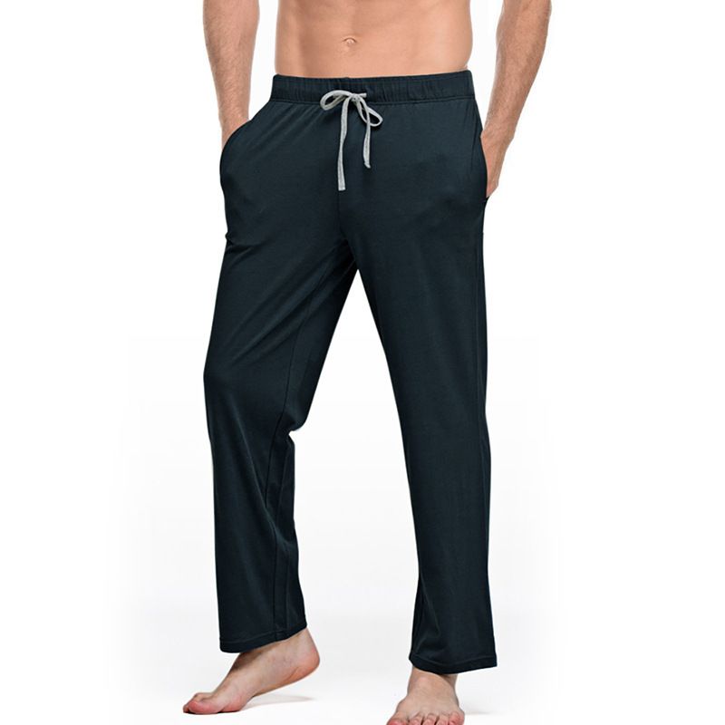 New Homewear Men's Comfortable Pants Home Casual Sleepwear Trousers Sports Yoga Casual Solid Pants  Casual