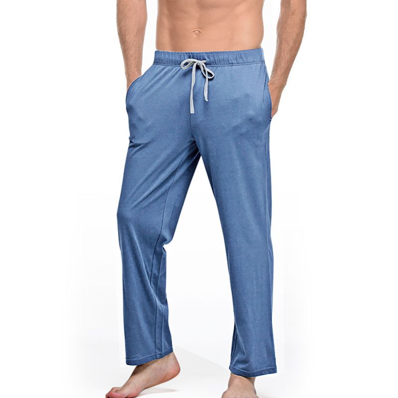 New Homewear Men's Comfortable Pants Home Casual Sleepwear Trousers Sports Yoga Casual Solid Pants  Casual