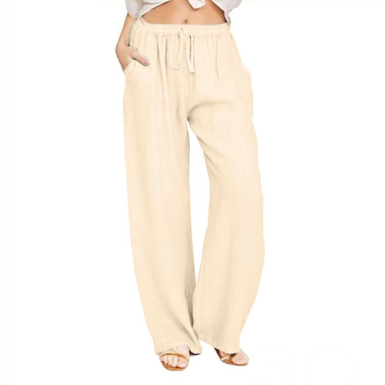 Soft Wide Leg Trousers For Women High Waist Lady Long Pant Wide Leg Street Breathable Loose Wide Casual Loose Women Office Pants