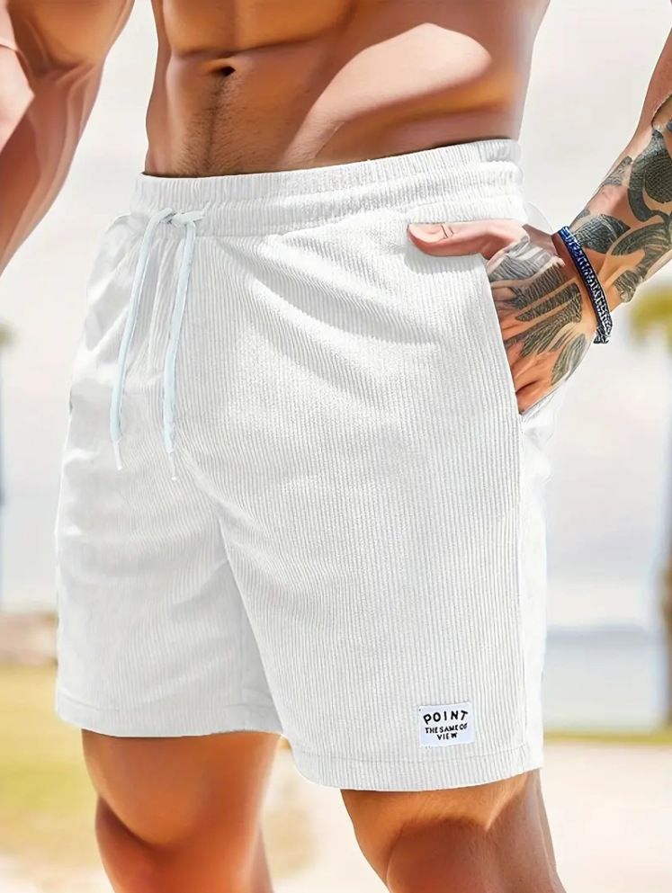 King Mcgreen star Summer Fashion Men Training Fitness Oversized Trousers Hip Hop Bottoms Shorts Corduroy Threaded Shorts