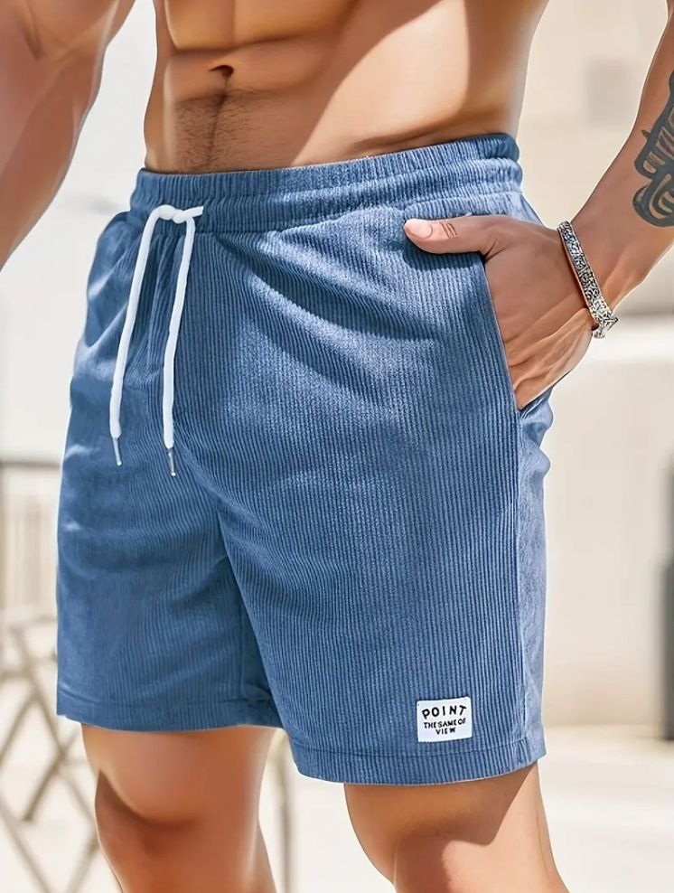 King Mcgreen star Summer Fashion Men Training Fitness Oversized Trousers Hip Hop Bottoms Shorts Corduroy Threaded Shorts
