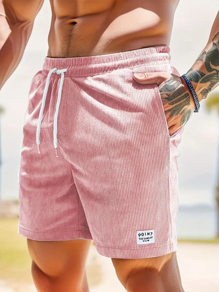 King Mcgreen star Summer Fashion Men Training Fitness Oversized Trousers Hip Hop Bottoms Shorts Corduroy Threaded Shorts