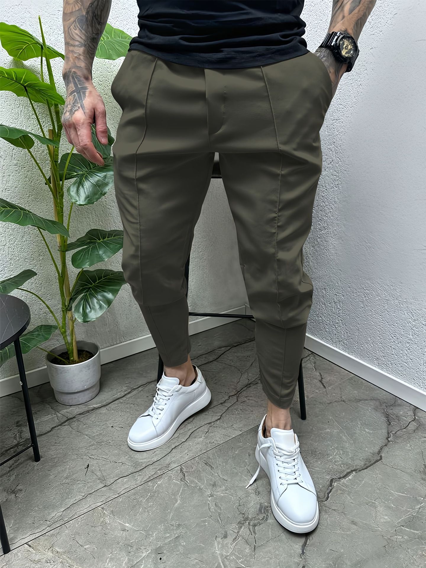 Custom Regular Fit Casual Joggers  Private Label High Quality Comfortable Mens Trousers Pants Casual
