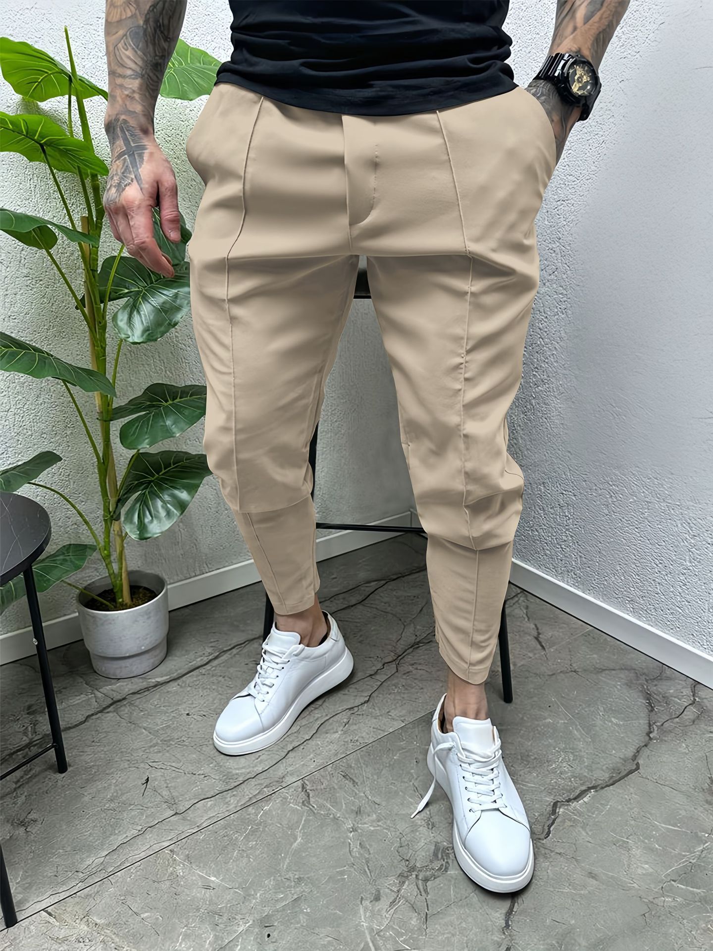 Custom Regular Fit Casual Joggers  Private Label High Quality Comfortable Mens Trousers Pants Casual