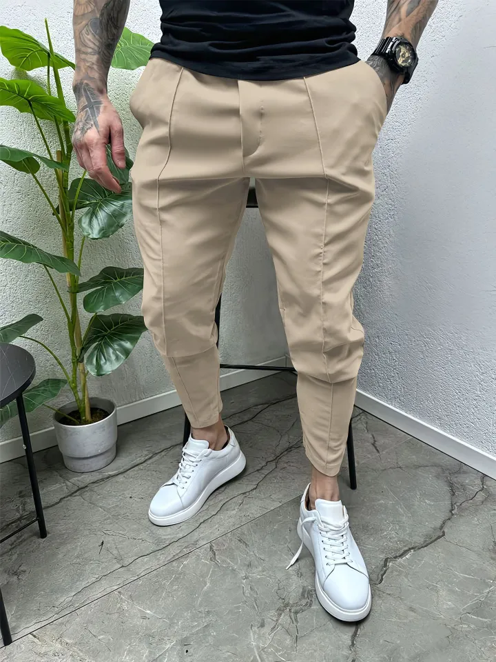 Custom Regular Fit Casual Joggers  Private Label High Quality Comfortable Mens Trousers Pants Casual