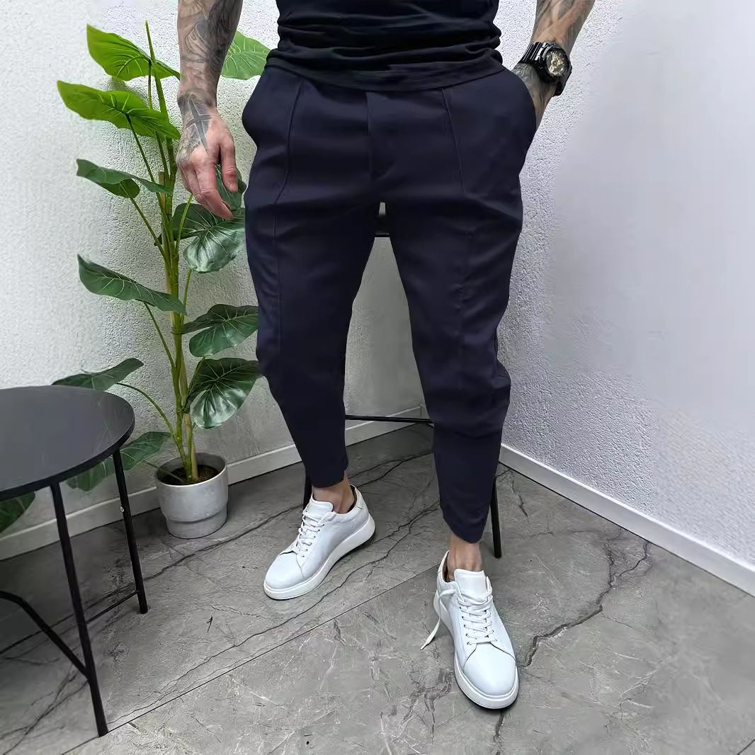 Custom Regular Fit Casual Joggers  Private Label High Quality Comfortable Mens Trousers Pants Casual