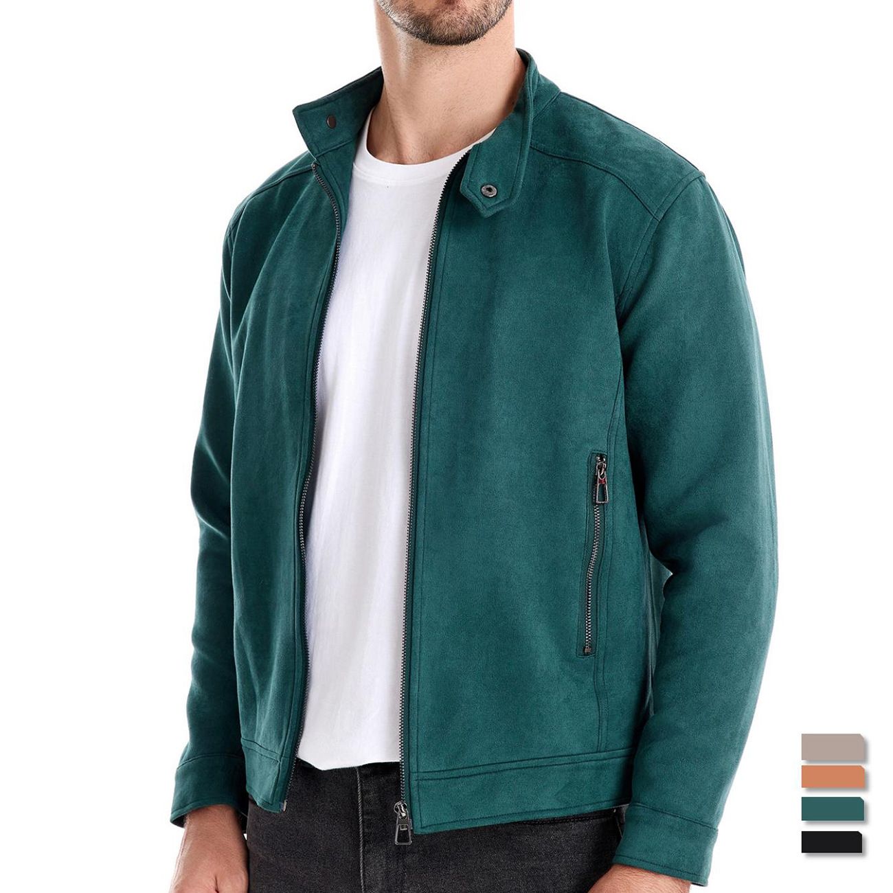 Autumn And Winter New Jacket Men's Trend Solid Color Versatile Men's Jacket Coat Sehe Fashion  Coats