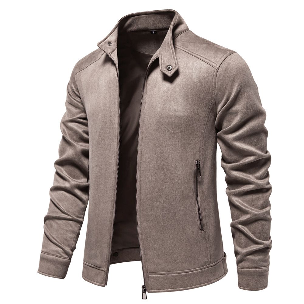 Autumn And Winter New Jacket Men's Trend Solid Color Versatile Men's Jacket Coat Sehe Fashion  Coats