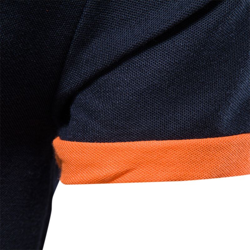 Fawn Embroidery POLO Shirt Men's Short-sleeved Cow Land Mesh Men's  Men's Clothing  Tops  T-Shirts