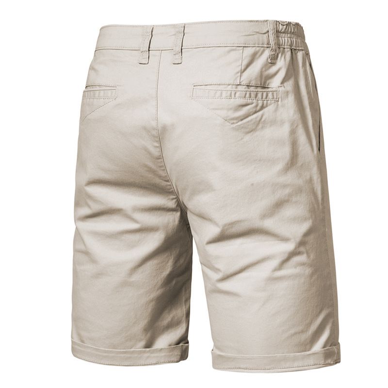 men's summer Cotton cargo shorts Mens Blank Short Pants casual fashion trend Knee length Trousers clothes Shorts
