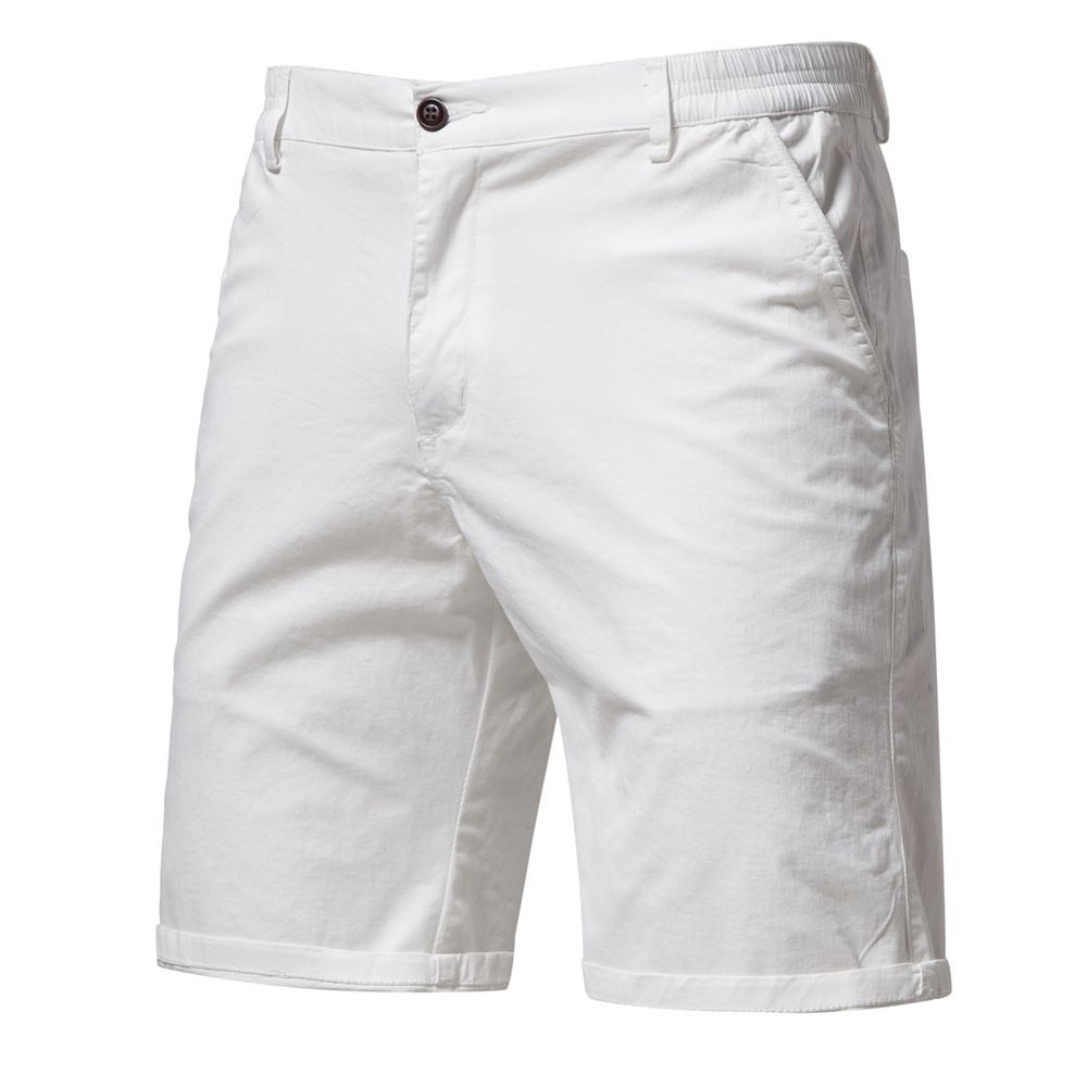men's summer Cotton cargo shorts Mens Blank Short Pants casual fashion trend Knee length Trousers clothes Shorts