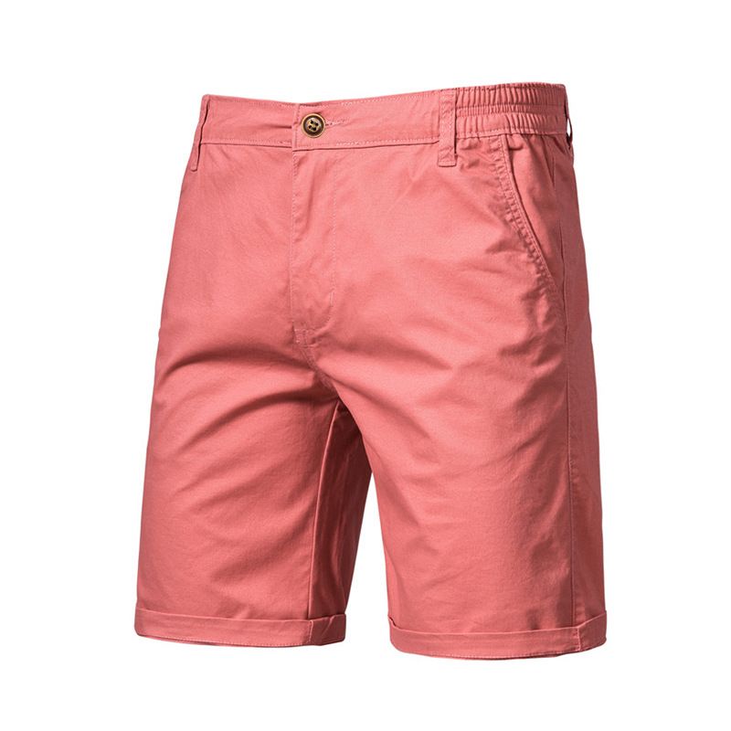 men's summer Cotton cargo shorts Mens Blank Short Pants casual fashion trend Knee length Trousers clothes Shorts