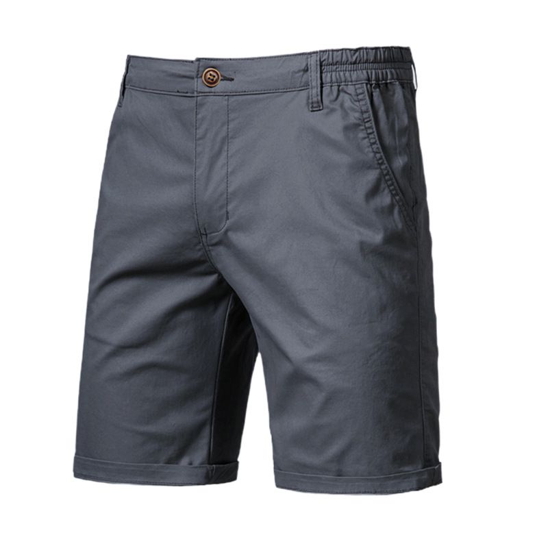 men's summer Cotton cargo shorts Mens Blank Short Pants casual fashion trend Knee length Trousers clothes Shorts