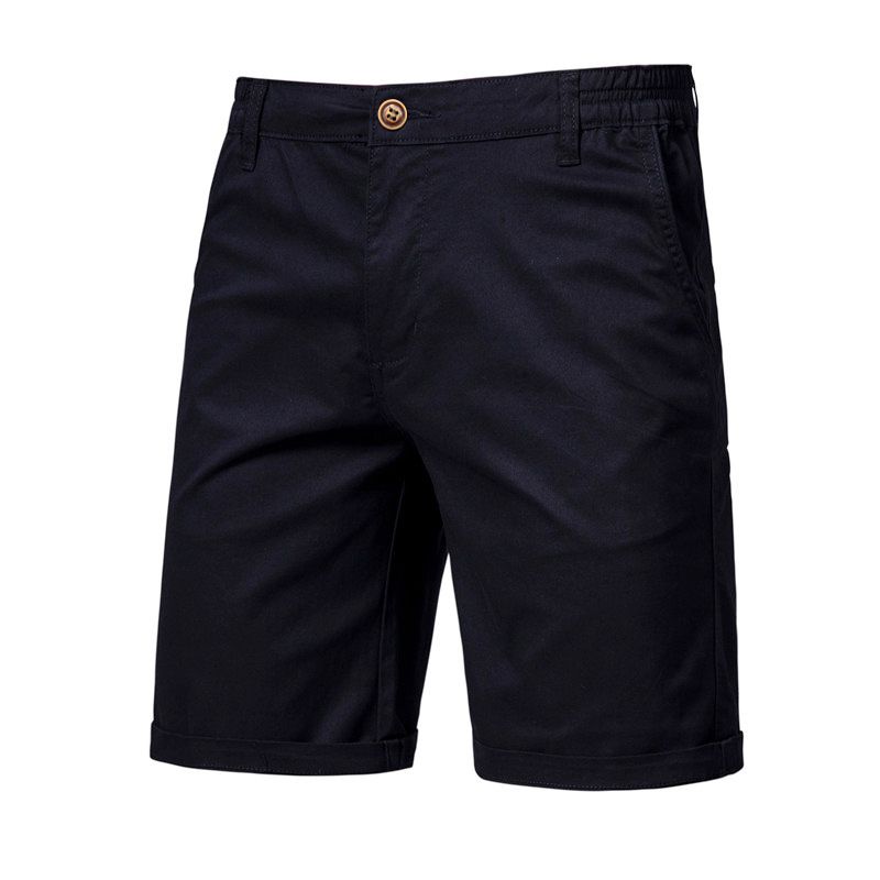men's summer Cotton cargo shorts Mens Blank Short Pants casual fashion trend Knee length Trousers clothes Shorts