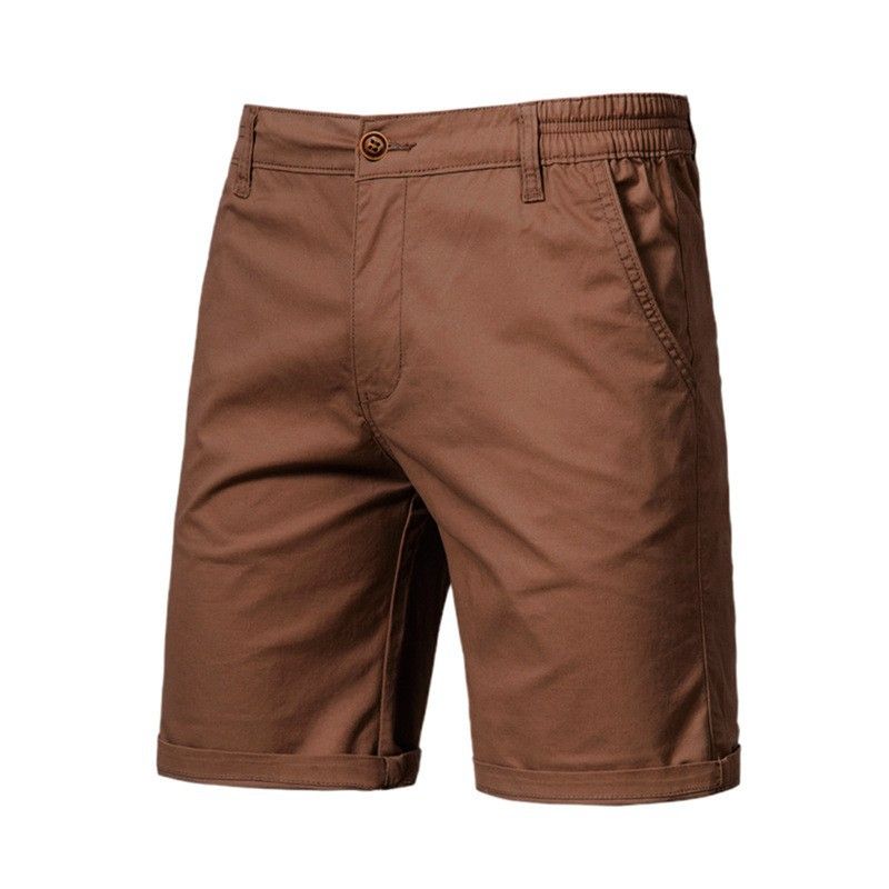 men's summer Cotton cargo shorts Mens Blank Short Pants casual fashion trend Knee length Trousers clothes Shorts