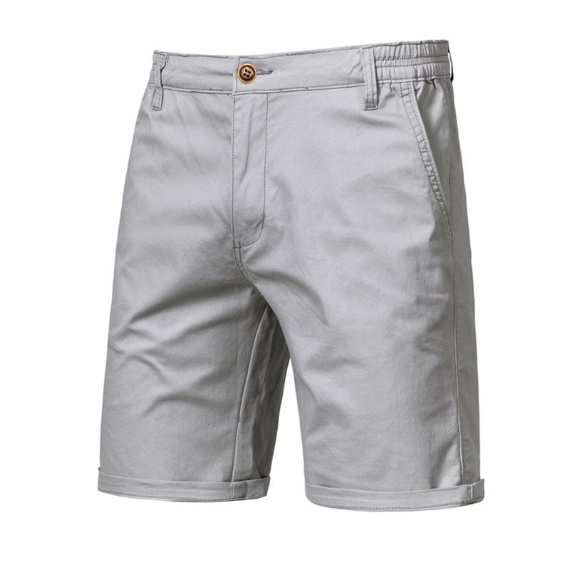 men's summer Cotton cargo shorts Mens Blank Short Pants casual fashion trend Knee length Trousers clothes Shorts