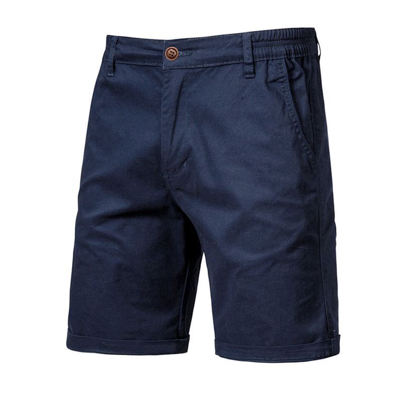 men's summer Cotton cargo shorts Mens Blank Short Pants casual fashion trend Knee length Trousers clothes Shorts