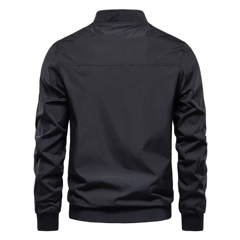 New men's casual jacket fashion self-cultivation autumn bomber jacket men stand collar baseball jackets  Coats