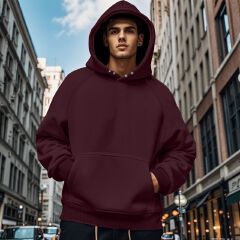 High quality customizationboxy fit hoodie Men's fall/winter fleece hoodie casual pocket to custom blank oversized men hoodies Sweatshirts