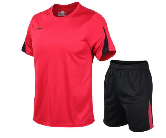 Dropshipping Scrimmage Team Practice Wholesale Price Soccer Jersey Uniform Training Shirt Set For Men Sport Wear Men Two-Piece Outfits