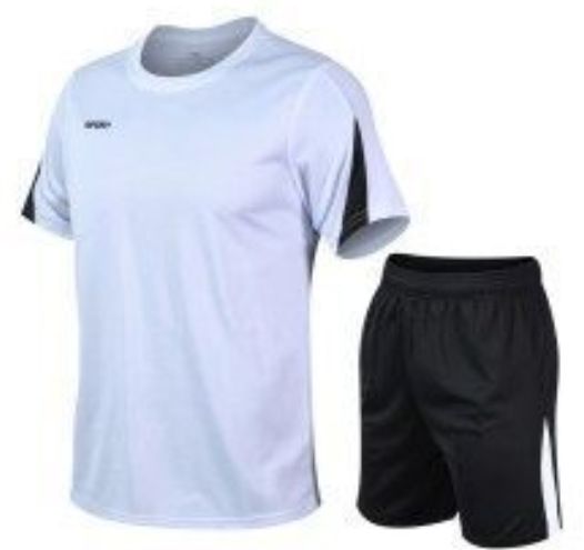 Dropshipping Scrimmage Team Practice Wholesale Price Soccer Jersey Uniform Training Shirt Set For Men Sport Wear Men Two-Piece Outfits