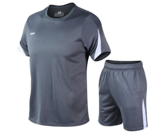 Dropshipping Scrimmage Team Practice Wholesale Price Soccer Jersey Uniform Training Shirt Set For Men Sport Wear Men Two-Piece Outfits