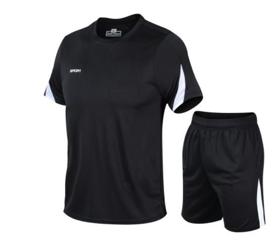 Dropshipping Scrimmage Team Practice Wholesale Price Soccer Jersey Uniform Training Shirt Set For Men Sport Wear Men Two-Piece Outfits