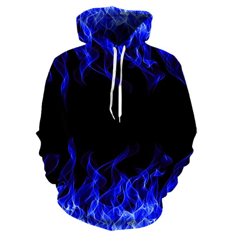 Colorful Flame Hoodie Men Women 3D Digital Fire Printed Hooded Pullover Autumn Casual Unisex Sweatshirts Sudaderas Hombre Sweatshirts