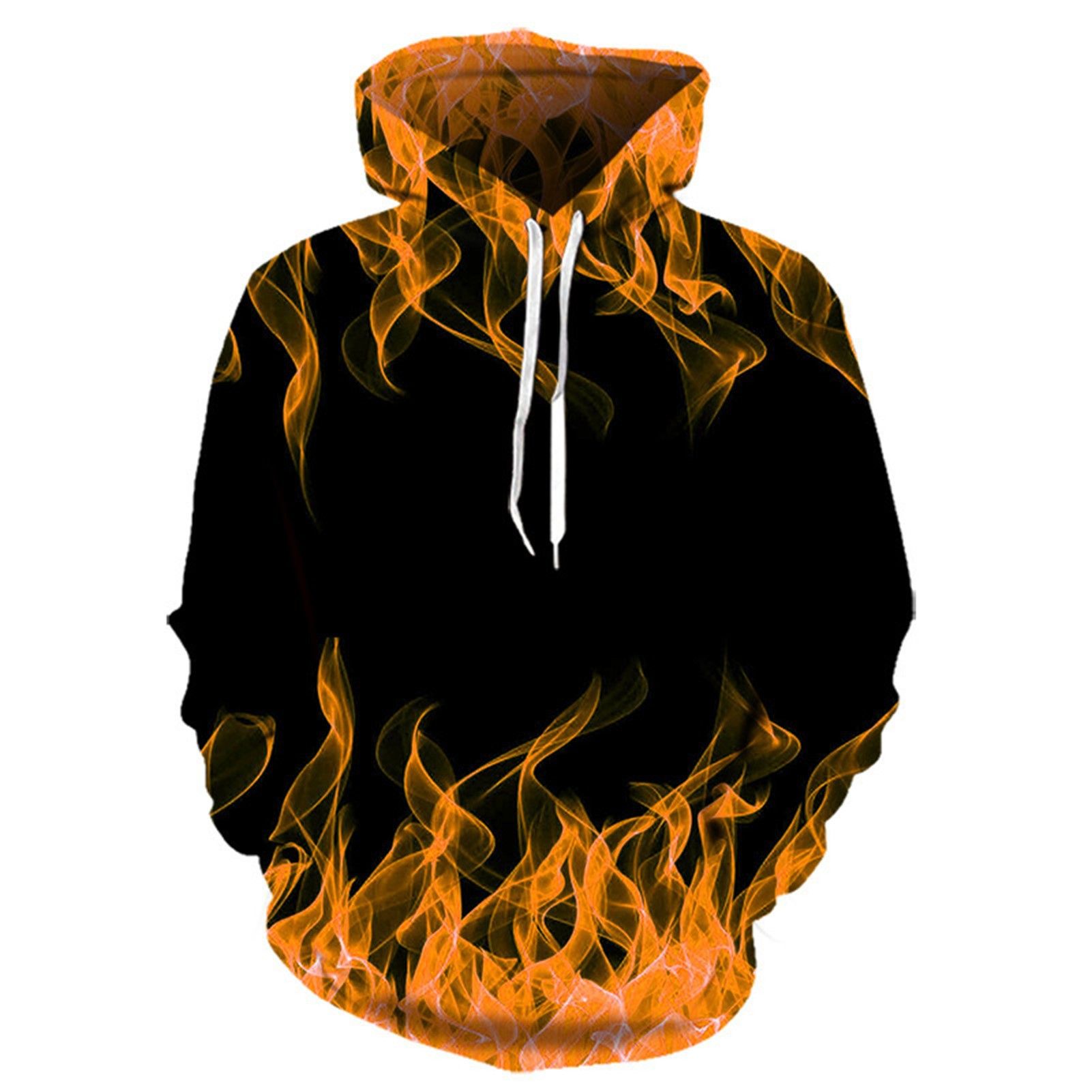 Colorful Flame Hoodie Men Women 3D Digital Fire Printed Hooded Pullover Autumn Casual Unisex Sweatshirts Sudaderas Hombre Sweatshirts