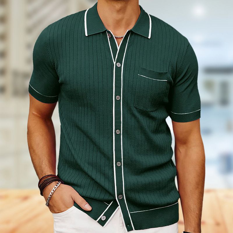 short sleeve streetwear shirts for men high quality male clothes man cardigan homme clothes new style slim casual office shirts