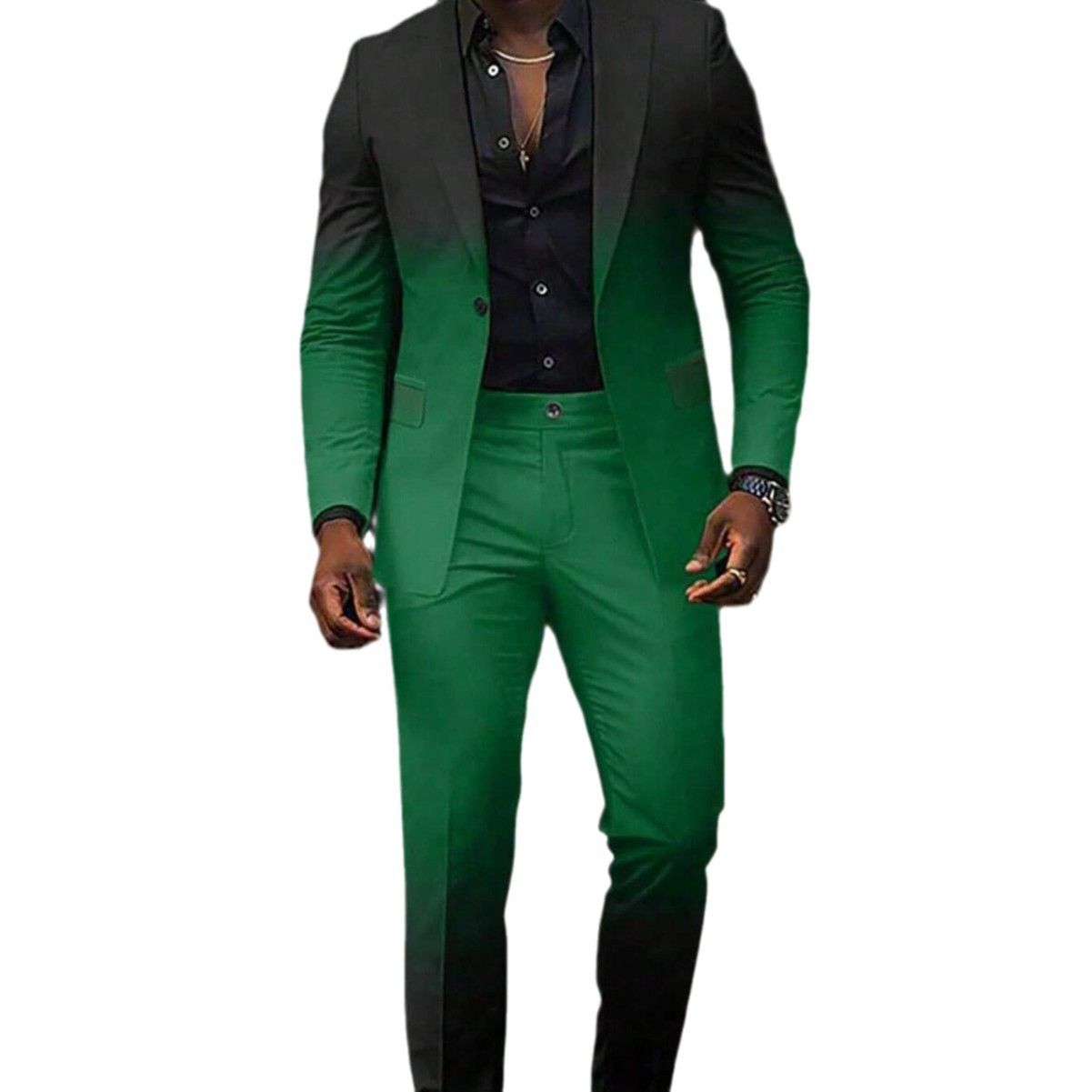 Fashion Design Green Men TuxedosMade Mens Wedding Suits For Business Formal Outfit Male Wear  Two-Piece Outfits
