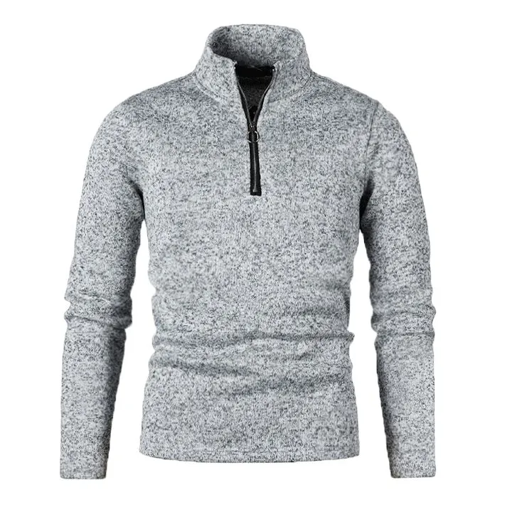 High Quality Sublimation Polyester Sweatshirt Custom Plain Color Blank Men Knit Hoodies Sweatshirt