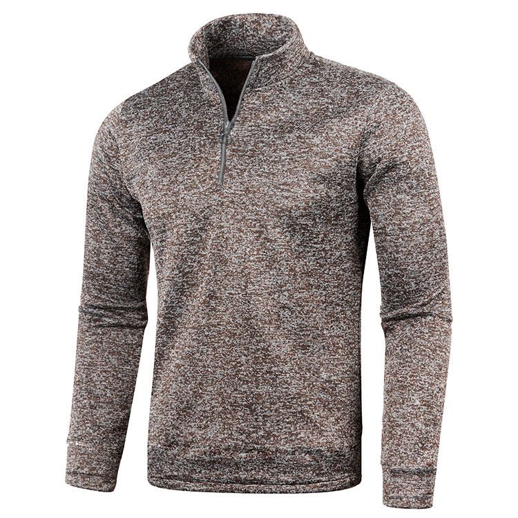 High Quality Sublimation Polyester Sweatshirt Custom Plain Color Blank Men Knit Hoodies Sweatshirt